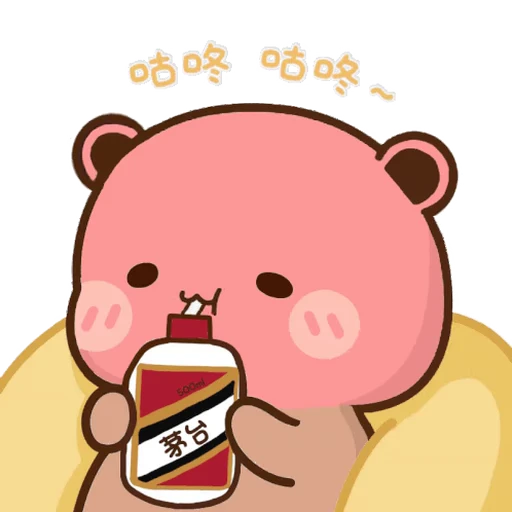 🥵 Стикер «Bubu and Dudu» для Telegram