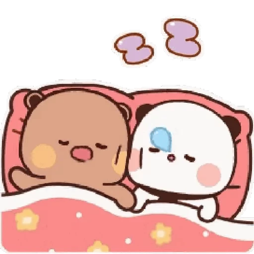 😴 Стикер «Bubu and Dudu» для Telegram