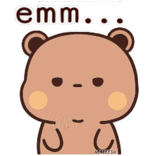 😐 Стикер «Bubu and Dudu» для Telegram