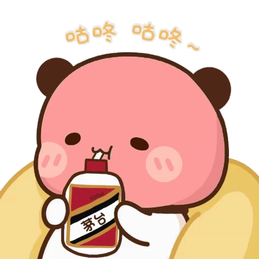 🥵 Стикер «Bubu and Dudu» для Telegram
