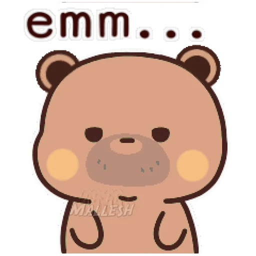 😐 Стикер «Bubu and Dudu» для Telegram
