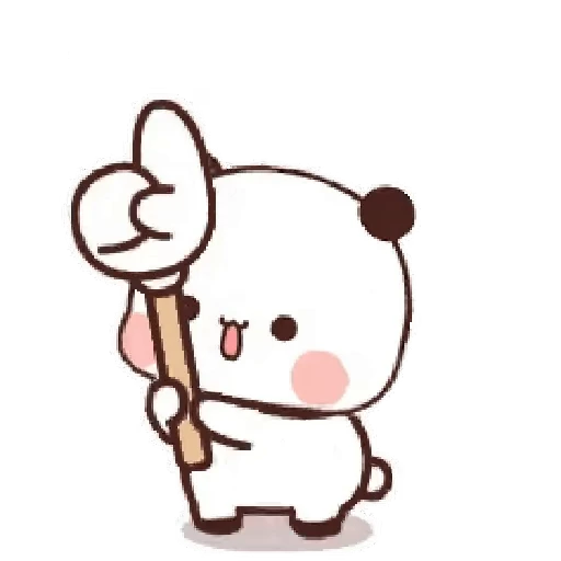 🙂 Стикер «Bubu and Dudu» для Telegram
