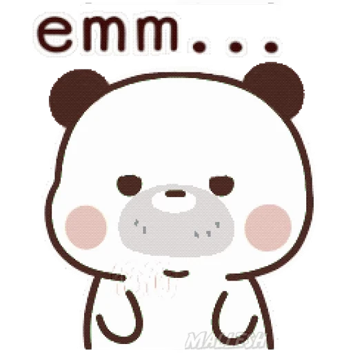 😐 Стикер «Bubu and Dudu» для Telegram