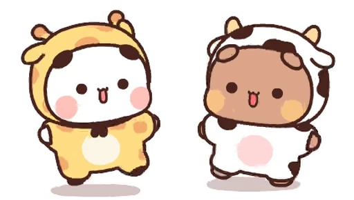 💃 Стикер «Bubu and Dudu 2» для Telegram