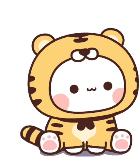 🐅 Стикер «Bubu and Dudu 2» для Telegram