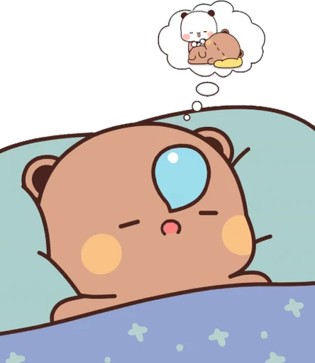 😪 Стикер «Bubu and Dudu 2» для Telegram