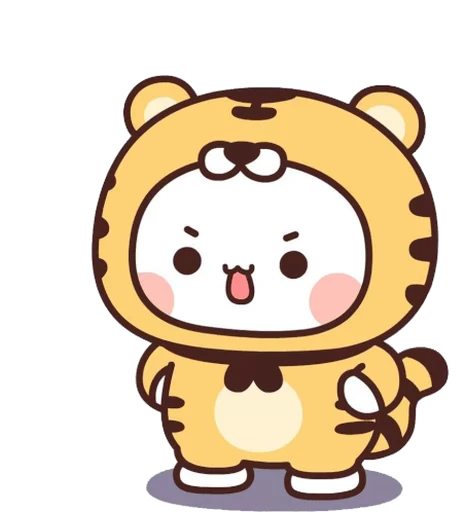 🐅 Стикер «Bubu and Dudu 2» для Telegram