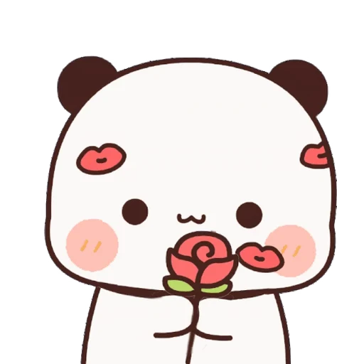 🌹 Стикер «Bubu and Dudu 3» для Telegram