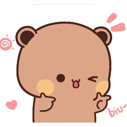 😘 Стикер «Bubu and Dudu 3» для Telegram