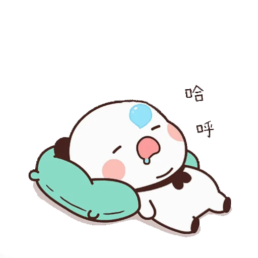 😪 Стикер «Bubu and Dudu 4» для Telegram
