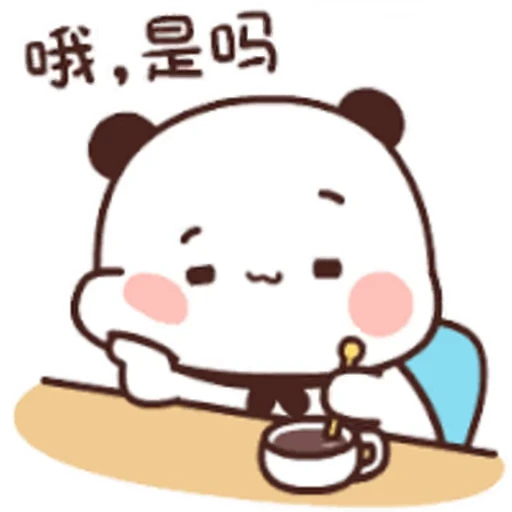 ☕️ Стикер «Bubu and Dudu 4» для Telegram