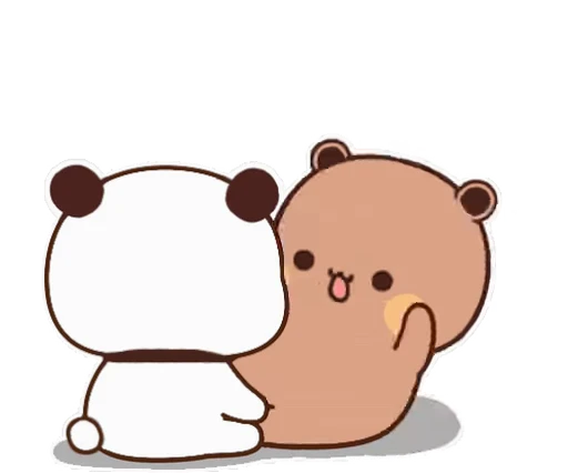 😘 Стикер «Bubu and Dudu 4» для Telegram