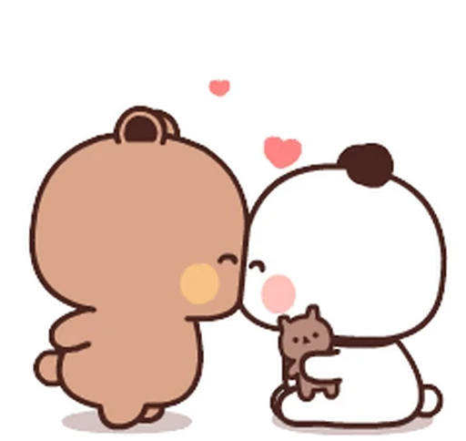 ❤️ Стикер «Bubu and Dudu 4» для Telegram