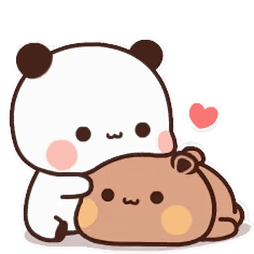 😍 Стикер «Bubu and Dudu 4» для Telegram