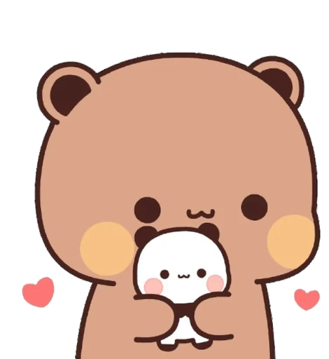 ❤️ Стикер «Bubu and Dudu 5» для Telegram