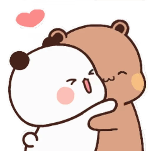 ❤️ Стикер «Bubu and Dudu 5» для Telegram
