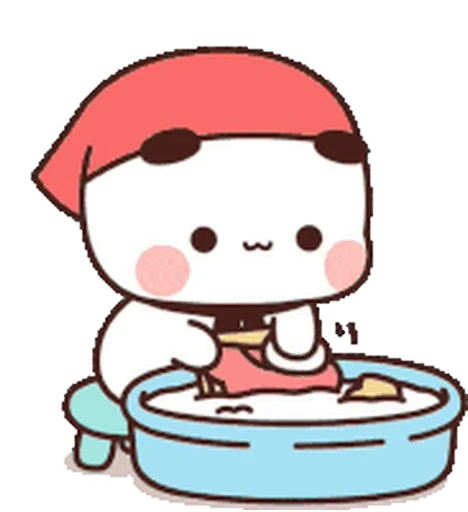 🚿 Стикер «Bubu and Dudu 5» для Telegram