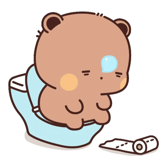😪 Стикер «Bubu and Dudu 5» для Telegram