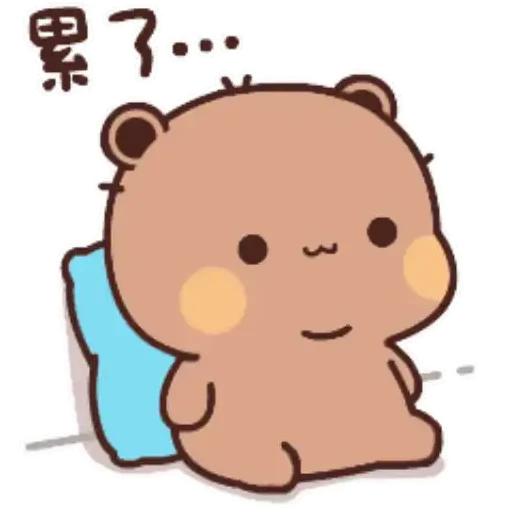 😕 Стикер «Bubu and Dudu 6» для Telegram