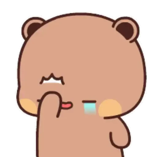 😭 Стикер «Bubu and Dudu 6» для Telegram
