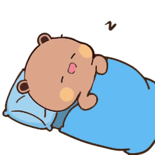 😴 Стикер «Bubu and Dudu 7» для Telegram