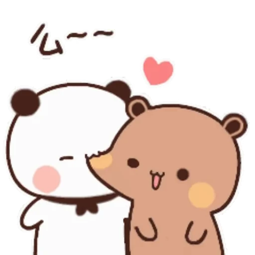 💋 Стикер «Bubu and Dudu 7» для Telegram