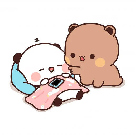 😴 Стикер «Bubu and Dudu 7» для Telegram