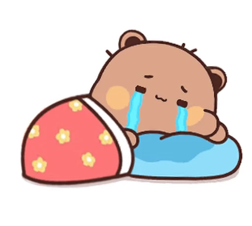 😭 Стикер «Bubu and Dudu 7» для Telegram