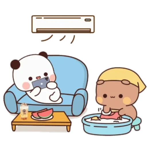 🧼 Стикер «Bubu and Dudu 8» для Telegram