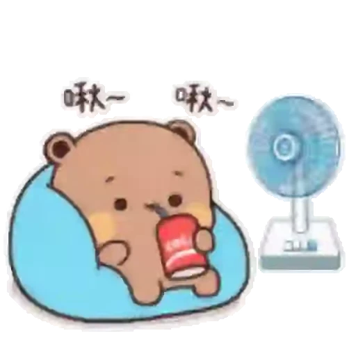 🥤 Стикер «Bubu and Dudu 8» для Telegram