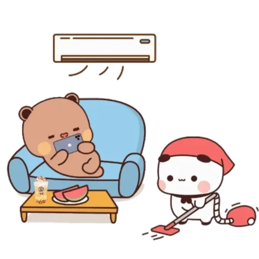 🧼 Стикер «Bubu and Dudu 8» для Telegram