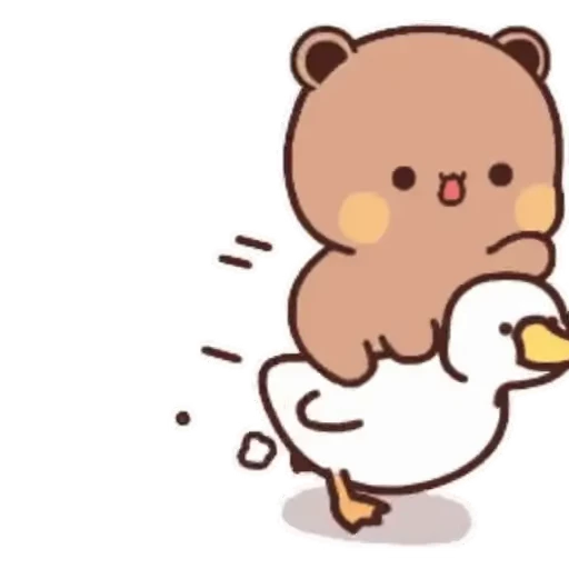 🦢 Стикер «Bubu and Dudu 8» для Telegram