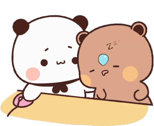 😴 Стикер «Bubu and Dudu 10» для Telegram