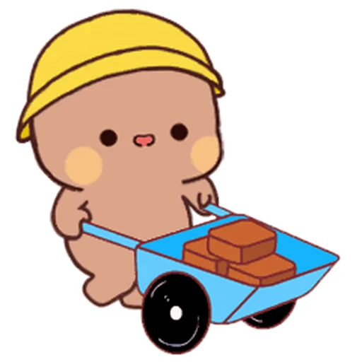 🧱 Стикер «Bubu and Dudu 10» для Telegram