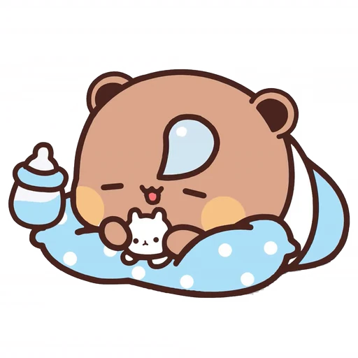😴 Стикер «Bubu and Dudu 10» для Telegram