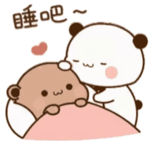 😍 Стикер «Bubu and Dudu 10» для Telegram