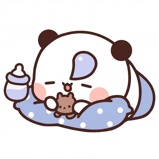 😪 Стикер «Bubu and Dudu 10» для Telegram