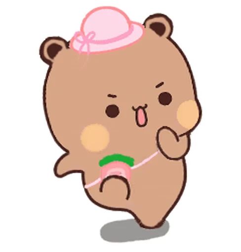 😌 Стикер «Bubu and Dudu 10» для Telegram