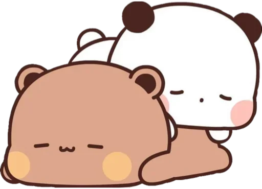 😴 Стикер «Bubu and Dudu» для Telegram
