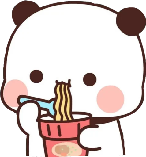 🍜 Стикер «Bubu and Dudu» для Telegram