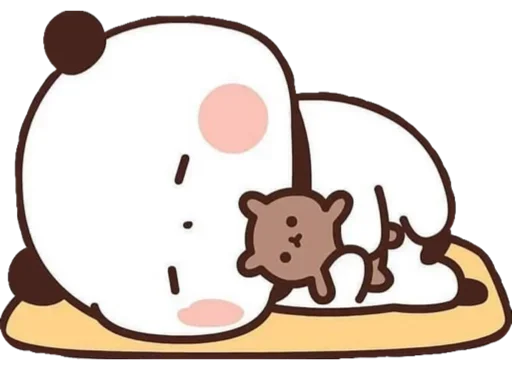 😴 Стикер «Bubu and Dudu» для Telegram