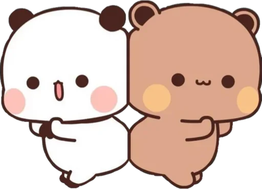 🙃 Стикер «Bubu and Dudu» для Telegram