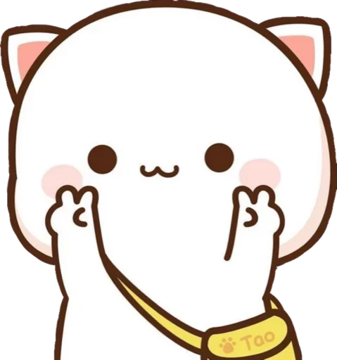 ✌️ Стикер «Bubu and Dudu» для Telegram