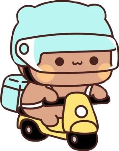🛵 Стикер «Bubu and Dudu» для Telegram