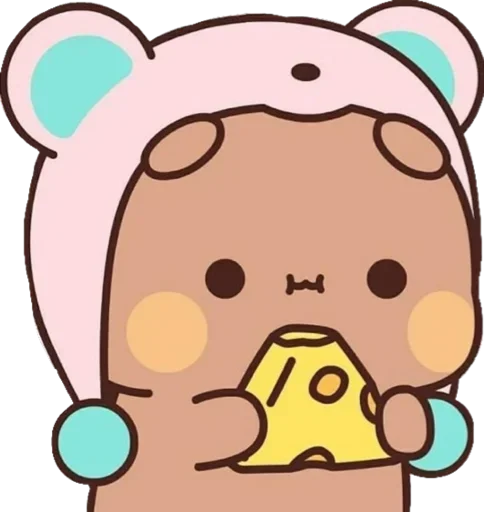 🍕 Стикер «Bubu and Dudu» для Telegram