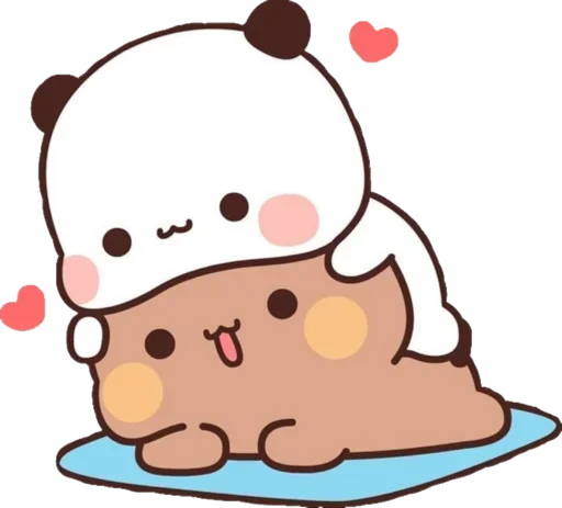 ❤️ Стикер «Bubu and Dudu» для Telegram