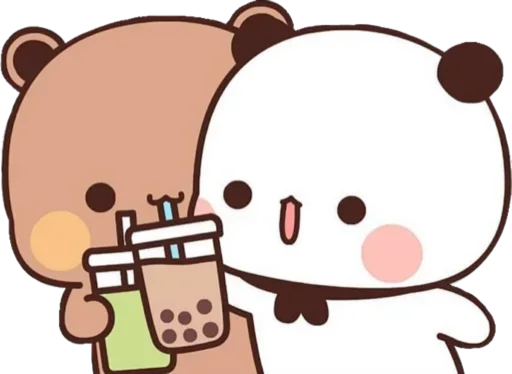 🍹 Стикер «Bubu and Dudu» для Telegram