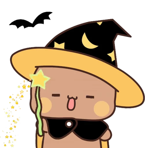 🦇 Стикер «Bubu and Dudu Halloween» для Telegram