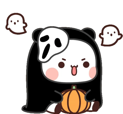 👻 Стикер «Bubu and Dudu Halloween» для Telegram