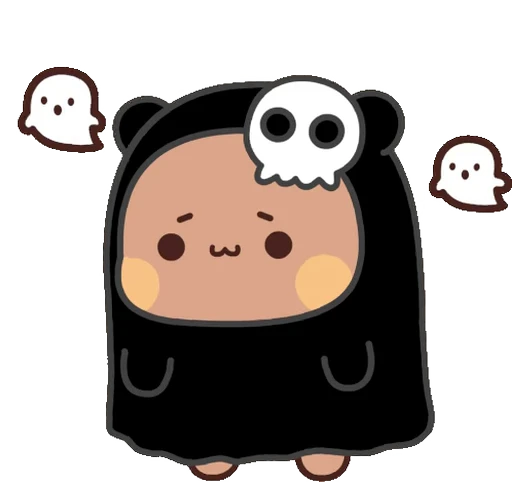 👻 Стикер «Bubu and Dudu Halloween» для Telegram